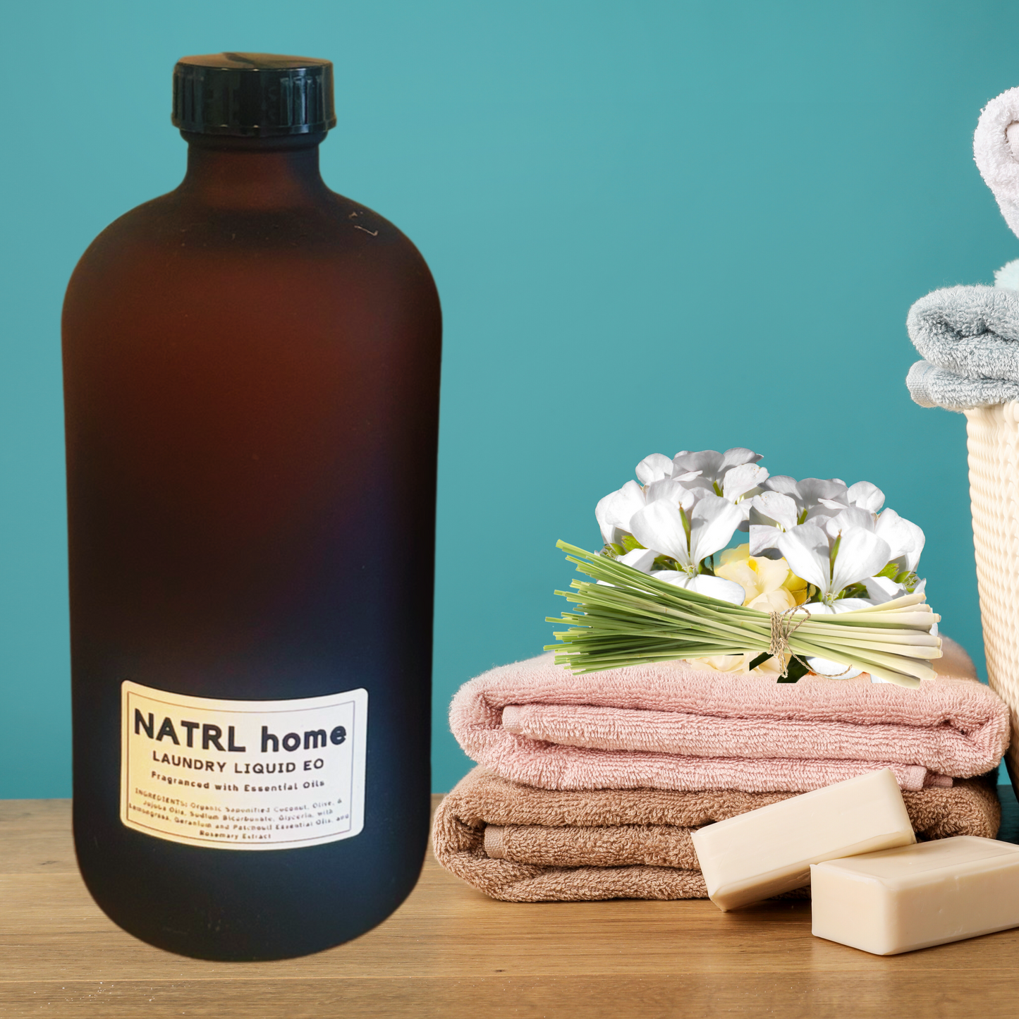 NATRL Home Laundry Liquid with Essential Oils